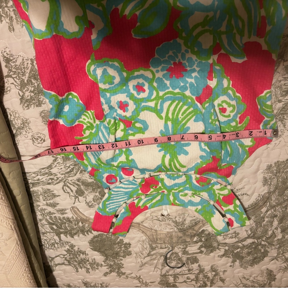 Lilly Pulitzer sz 6 Lindy dress, PB Pink Print, vintage honeycomb donny print - Picture 10 of 14